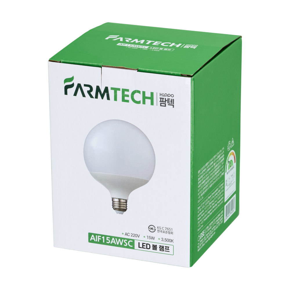 히포팜텍 식물생장등 LED 식물조명 성장 재배 전구 램프 AGF12BWSC, 1개 27,710원