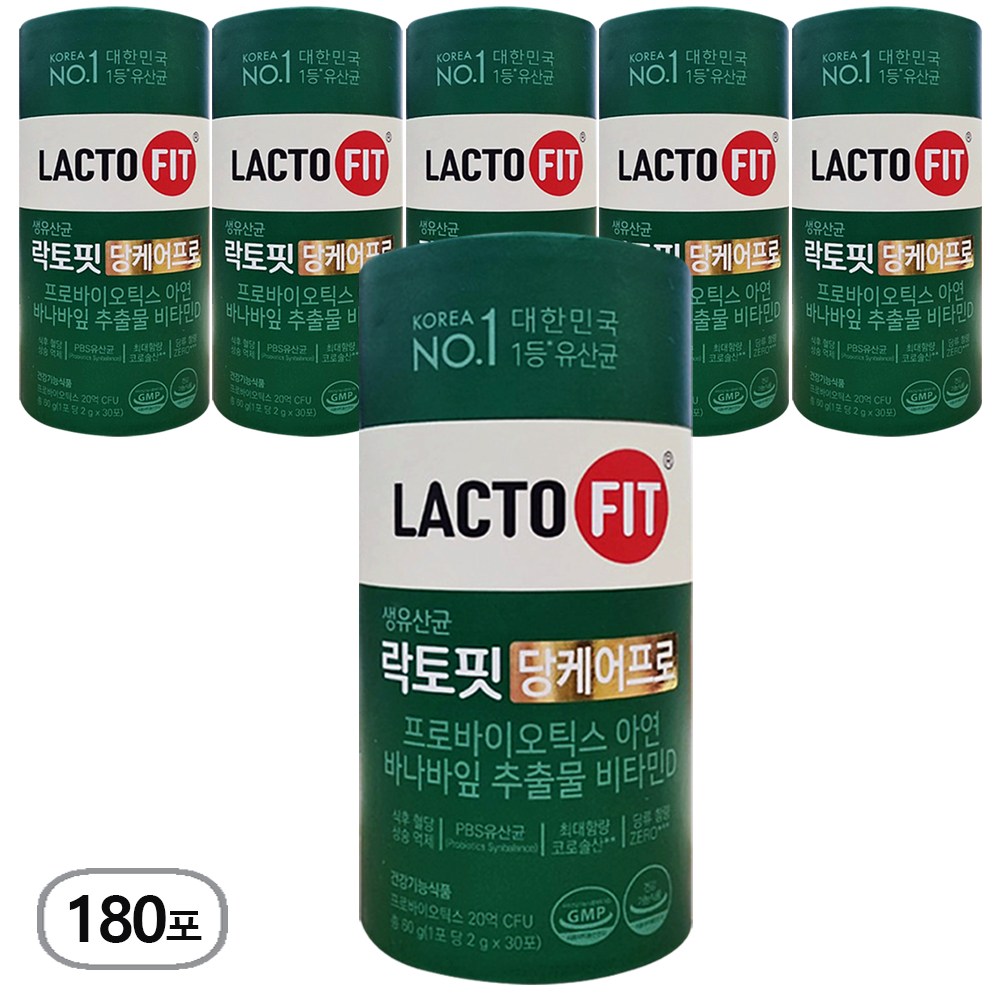 종근당건강 락토핏 당케어 프로, 2g, 180개 59,000원