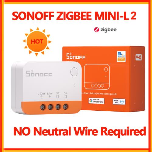 스마트 허브 게이트웨이 와이파이 스마트홈 원격 제어 SONOFF Zigbee 센서 SNZB-01P/02P/03P/04P/06P/02D 온도 습도 ZBMini L2 무선 스위치 모션 24,250원