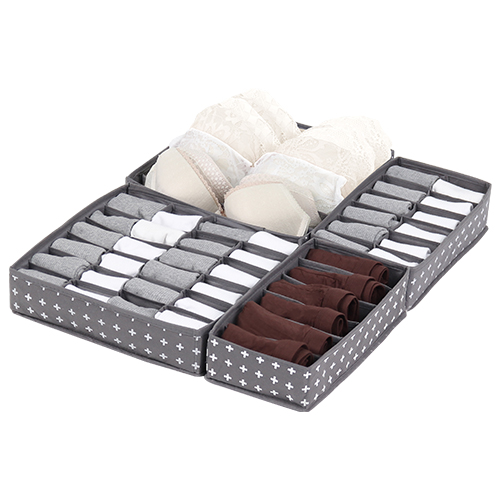 올리빙 크로스 속옷정리함 4종세트 10,900원