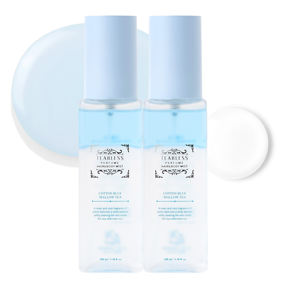 티블레스 퍼퓸 헤어 앤 바디미스트 블루멜로우티 코튼향, 2개, 100ml 27,000원