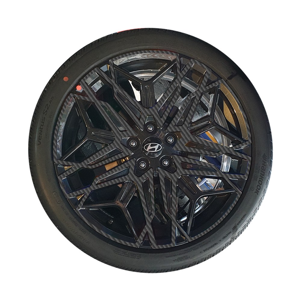 스킨엑스 그랜저 GN7 익스클루시브 20인치 3D카본 휠스티커, 1개 20,000원