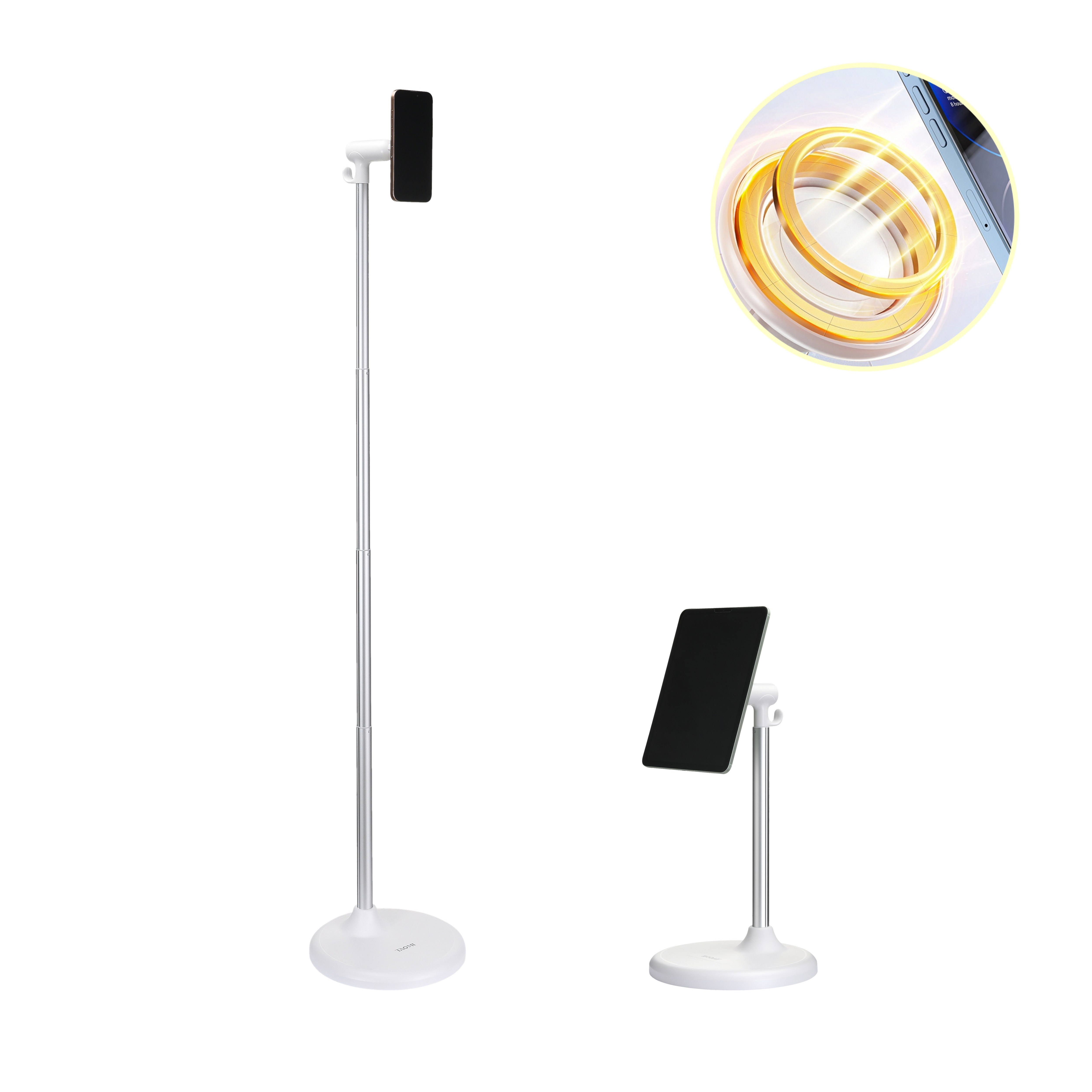 TAOMI 맥세이프 마그네틱 핸드폰 태블릿 스탠드 거치대, 1개, 화이트, B3 36,900원