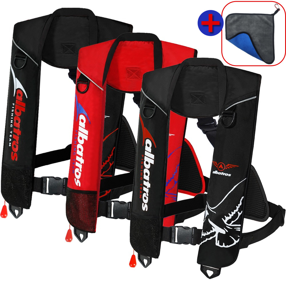 알바트로스 기본형 자동팽창식 구명조끼 KC인증 FREE 사이즈 국내생산 수분감지 바다낚시 68,500원