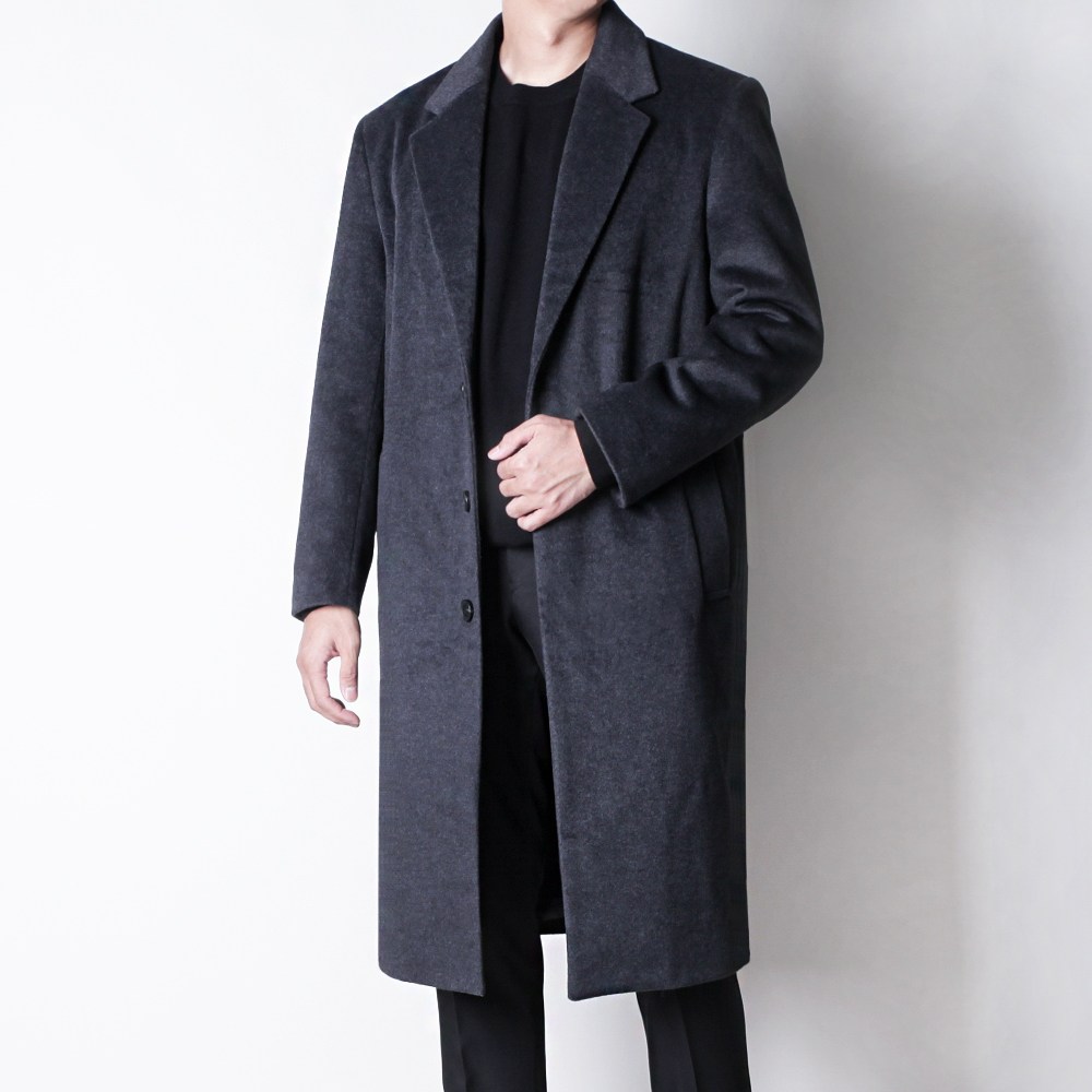 디아웃핏 남자 겨울코트 헨리 롱 울 싱글코트 따뜻한 프리미엄울소재 누빔안감 고급 빅사이즈 캐시미어 남성 149,000원