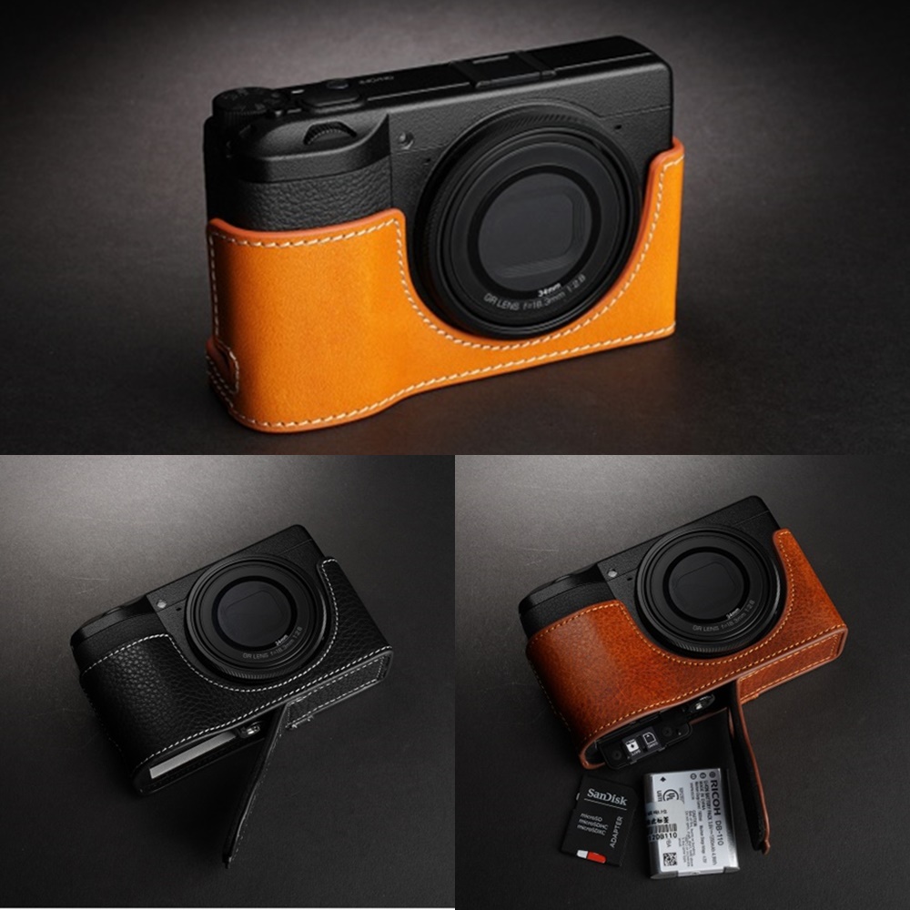 TP 리코 RICOH GR3X GR3 카메라 소가죽 하프 케이스 [TP] 속사케이스 63,900원