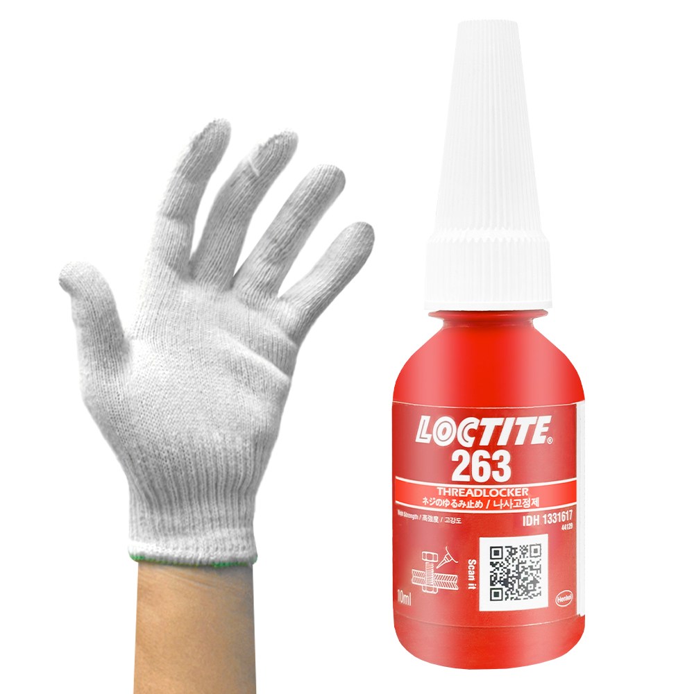 록타이트 나사고정제 243 10ml + 면장갑 자동차 중강도 볼트 너트 풀림방지 42,190원