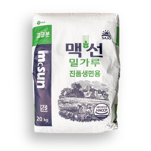 맥선 진품생면용 밀가루 20kg 28,640원