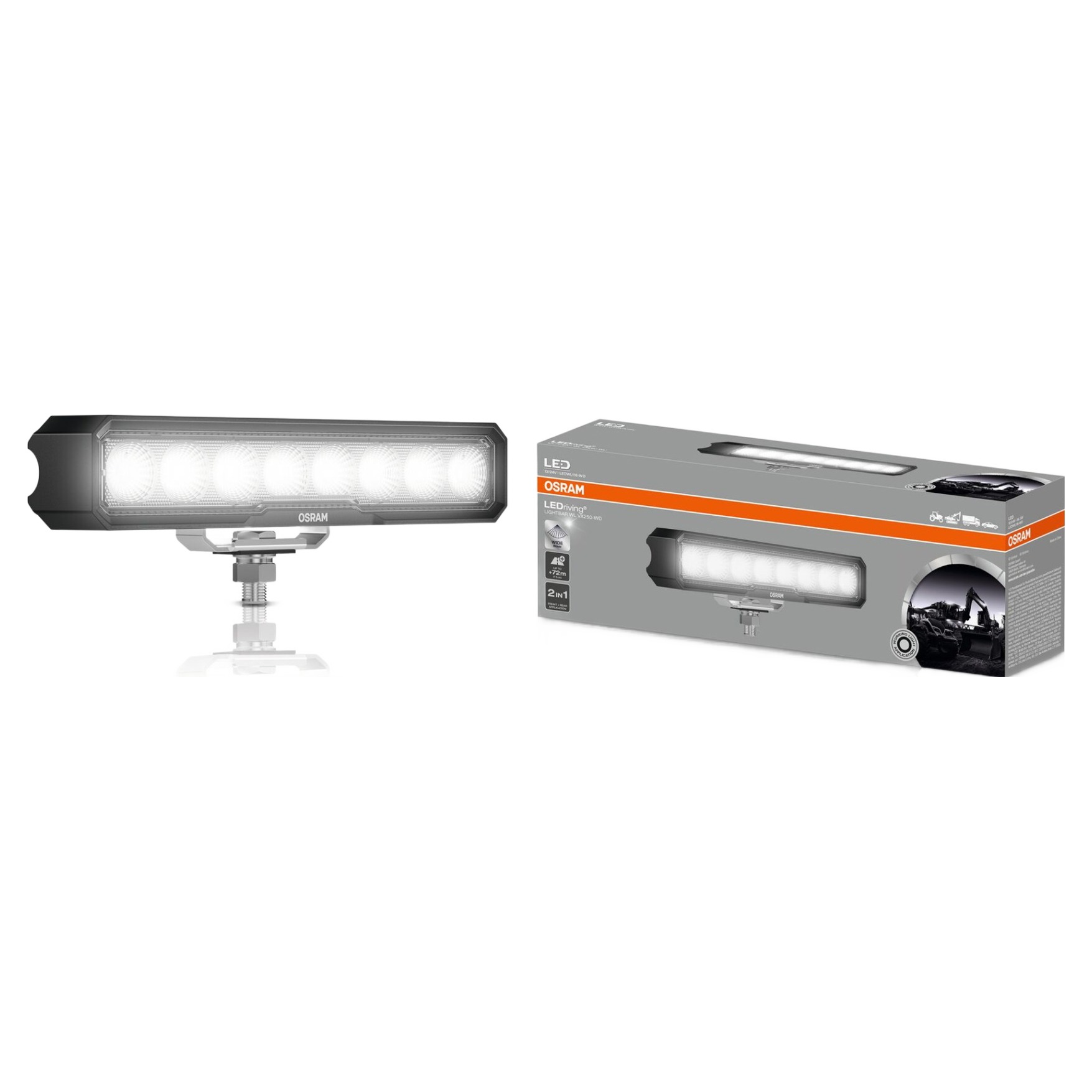 오스람 차량용 12V / 24V LED 써치라이트 작업등 라이트바 116-WD 88,000원