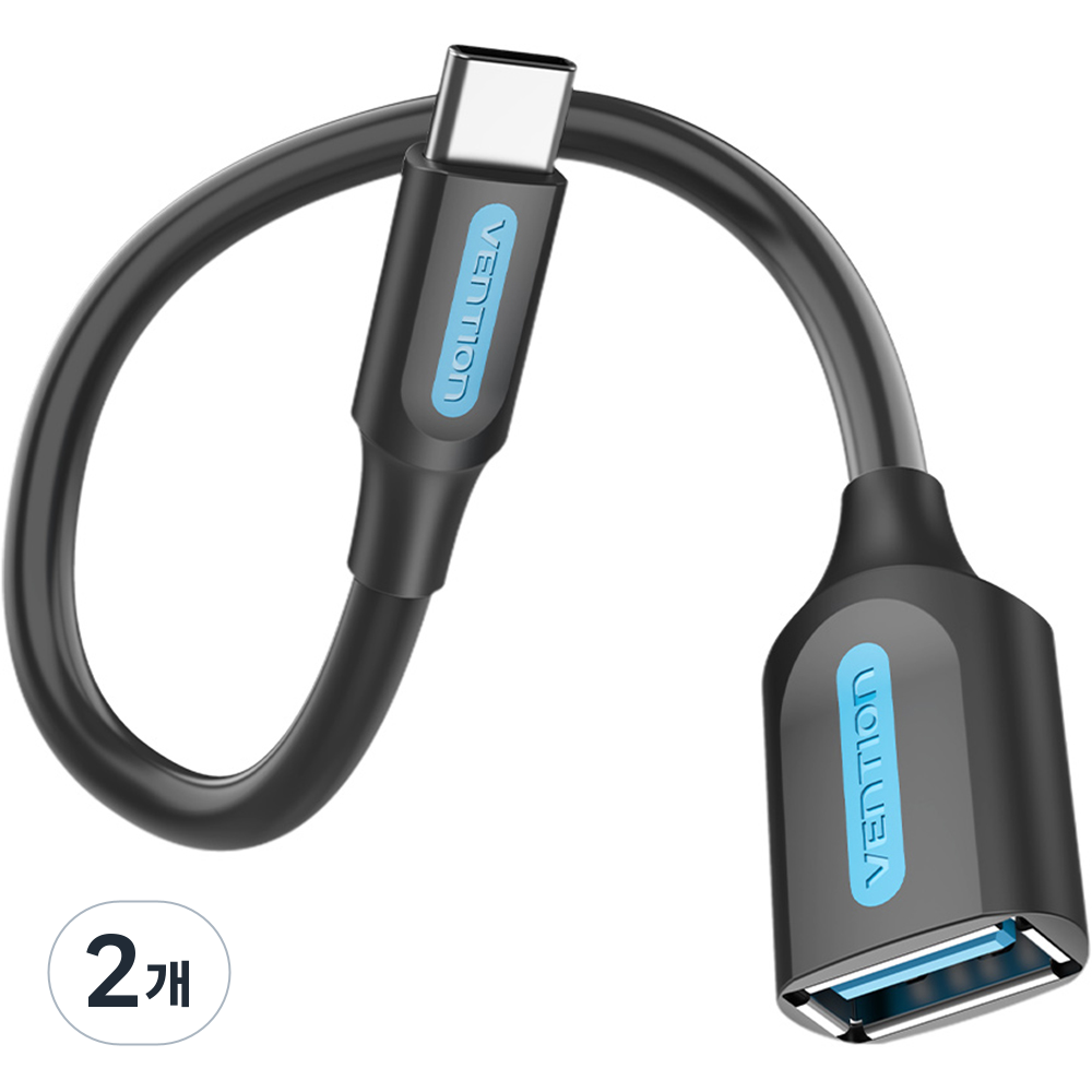벤션 USB 3.1 C타입 to USB 3.0 OTG 젠더 고속 케이블, 혼합색상, 2개 15,050원