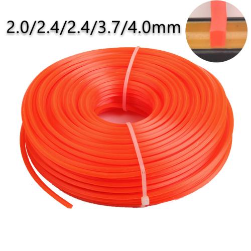 원형 사각형 나일론 트리머 라인 브러시 잔디 절단 잡초 로프 스트리머 도구 액세서리 잔디 예초기 와이어 2mm 24mm 3mm 35mm 4mm 31,020원