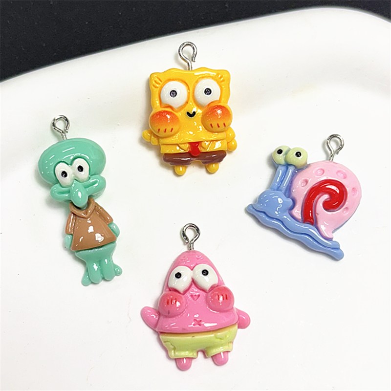 바다속 친구들 팬던트 키링만들기재료  폰줄 악세사리부자재 400원