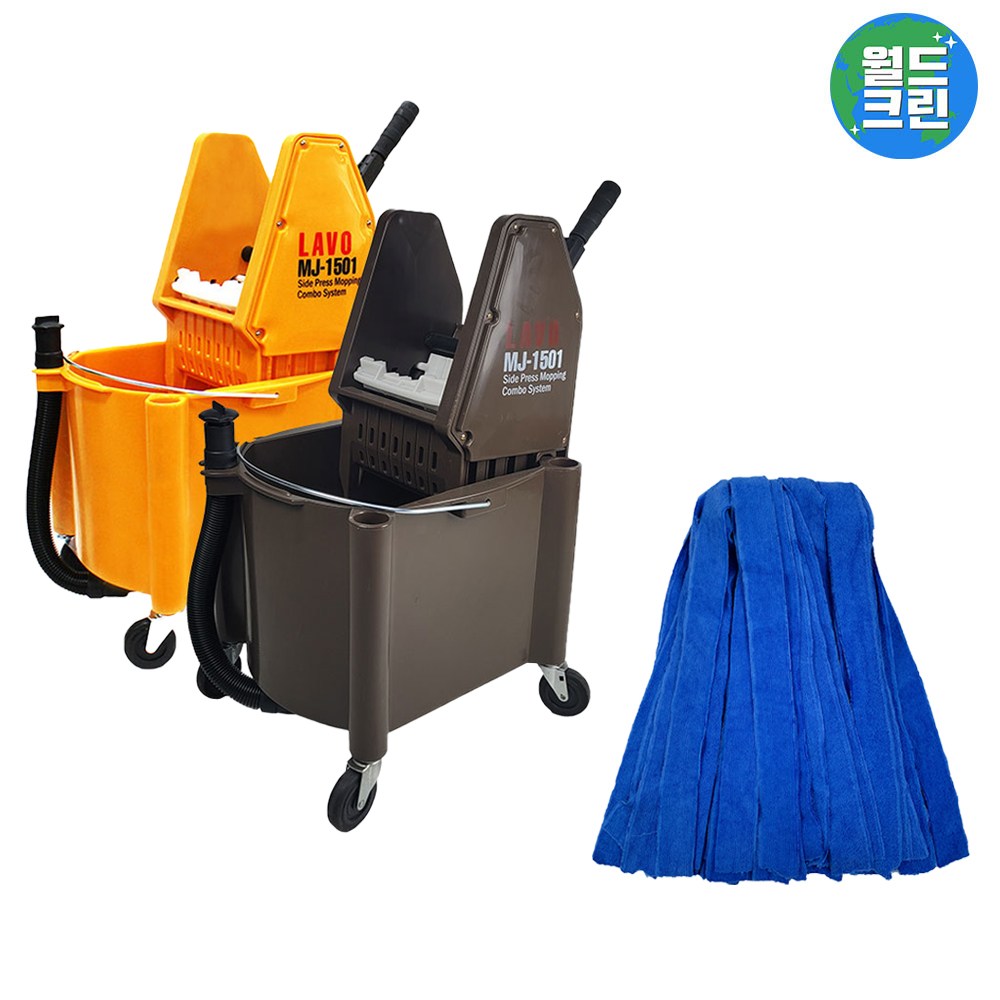 월드크린 라보 마포 짤순이 탈수기 + 극세사 걸레 330g 세트, 1개 87,900원