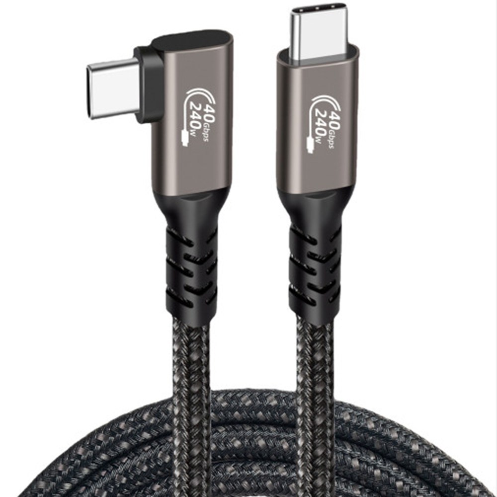 USB4 ㄱ자 CtoC 240W 고속 충전 케이블 8K 썬더볼트4, 현재가 23,000원