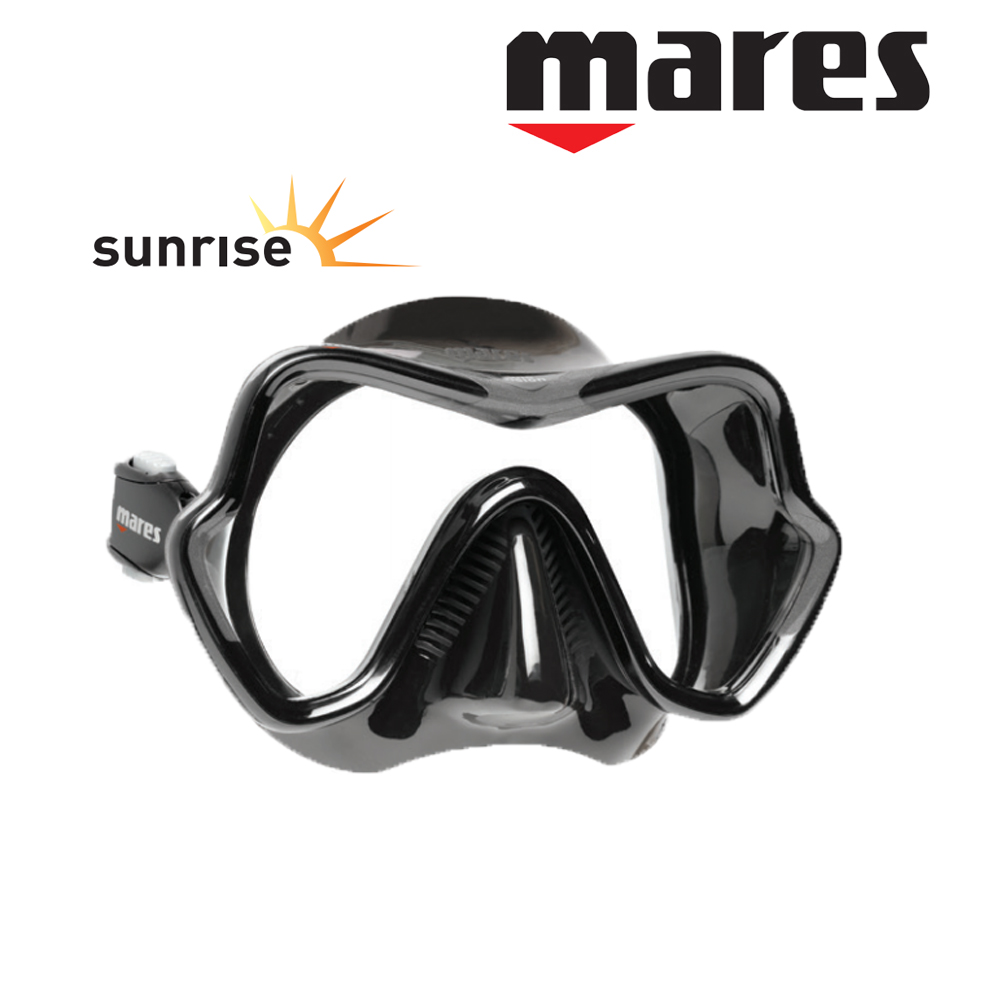 마레스 마스크 수경 스노클링 원 비전 썬라이즈 아시안핏 바다수영 프리다이빙 스쿠버다이빙 스킨스쿠버, 검정 120,000원