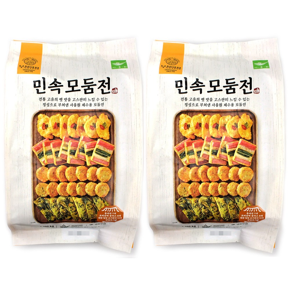 코스트코 사옹원 민속 모둠전 2204g(1102g x 2개) 모듬전 고기완자 오미산적 동태전 깻잎전 50,900원