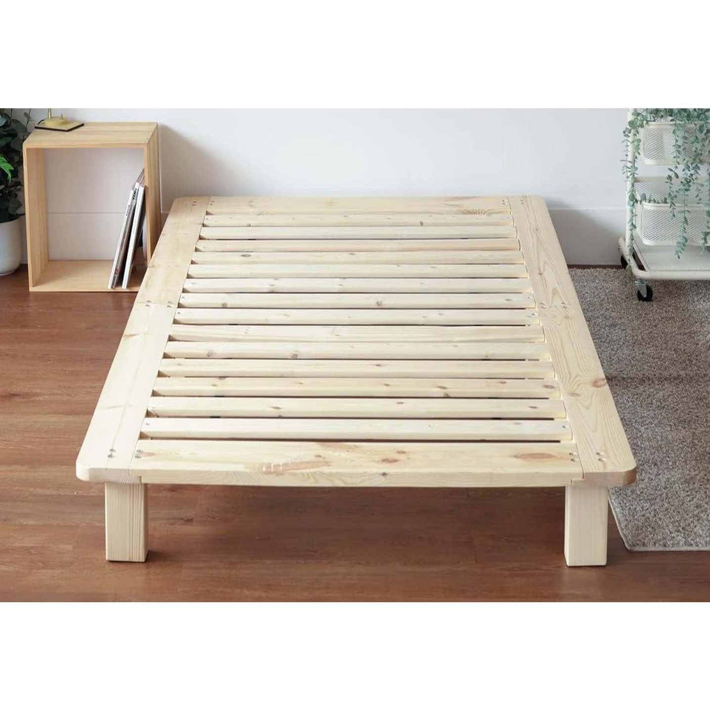 소나무 원목 평상형 침대 프레임 저상형 매트리스 받침 통풍 슬랫 구조 원목 저상형 평상형 침대 프레임 매트리스 받침 침실 원목 가구 109,000원