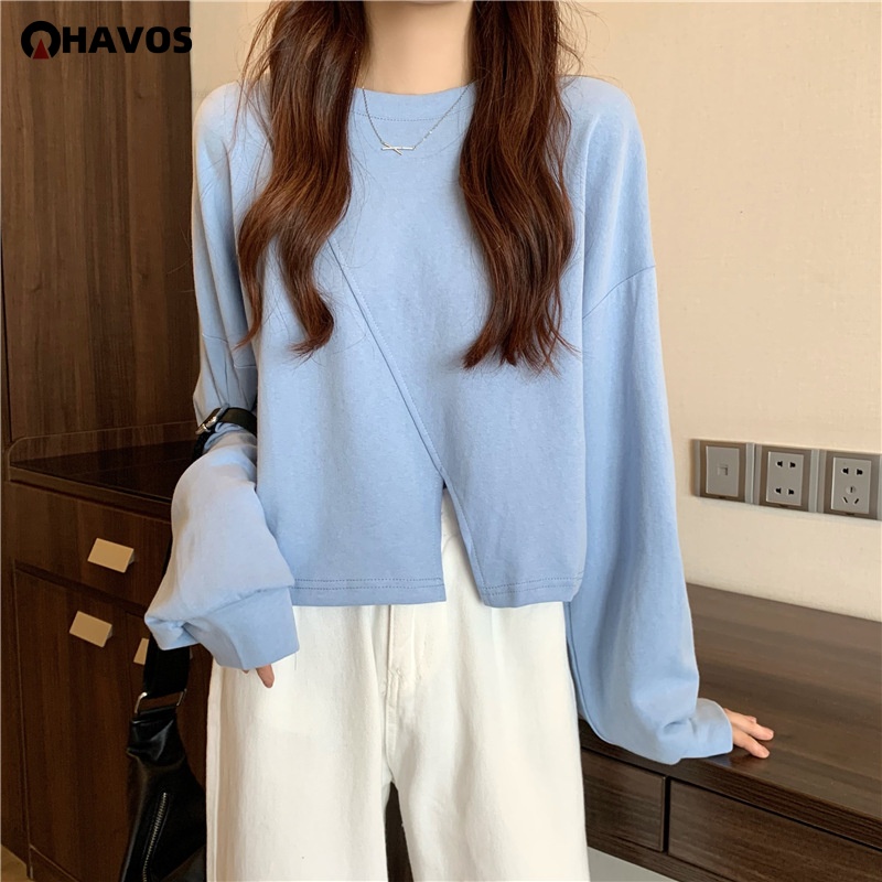 Havos 해외직구 무난히 편안하다 레이어드티 출근 통근 필수 긴팔면티 16,800원