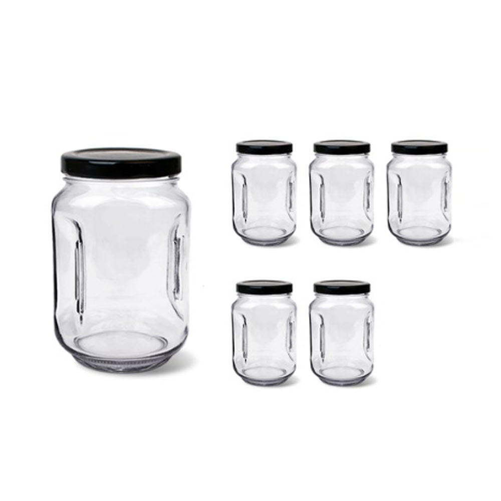 미르코리아 B손잡이유자 유리저장병 2kg x 6p + 수축필름 6p + PSP실링지 6p 26,900원