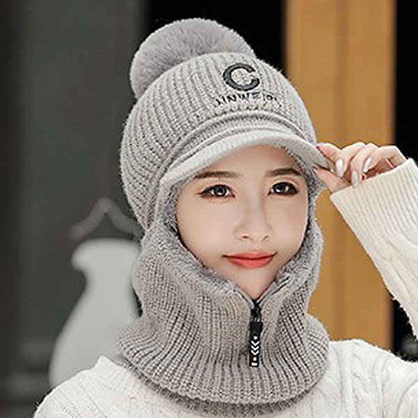 그린코코 니트 털방울 올인원 겨울모자 여성모자 방한모자 14,900원