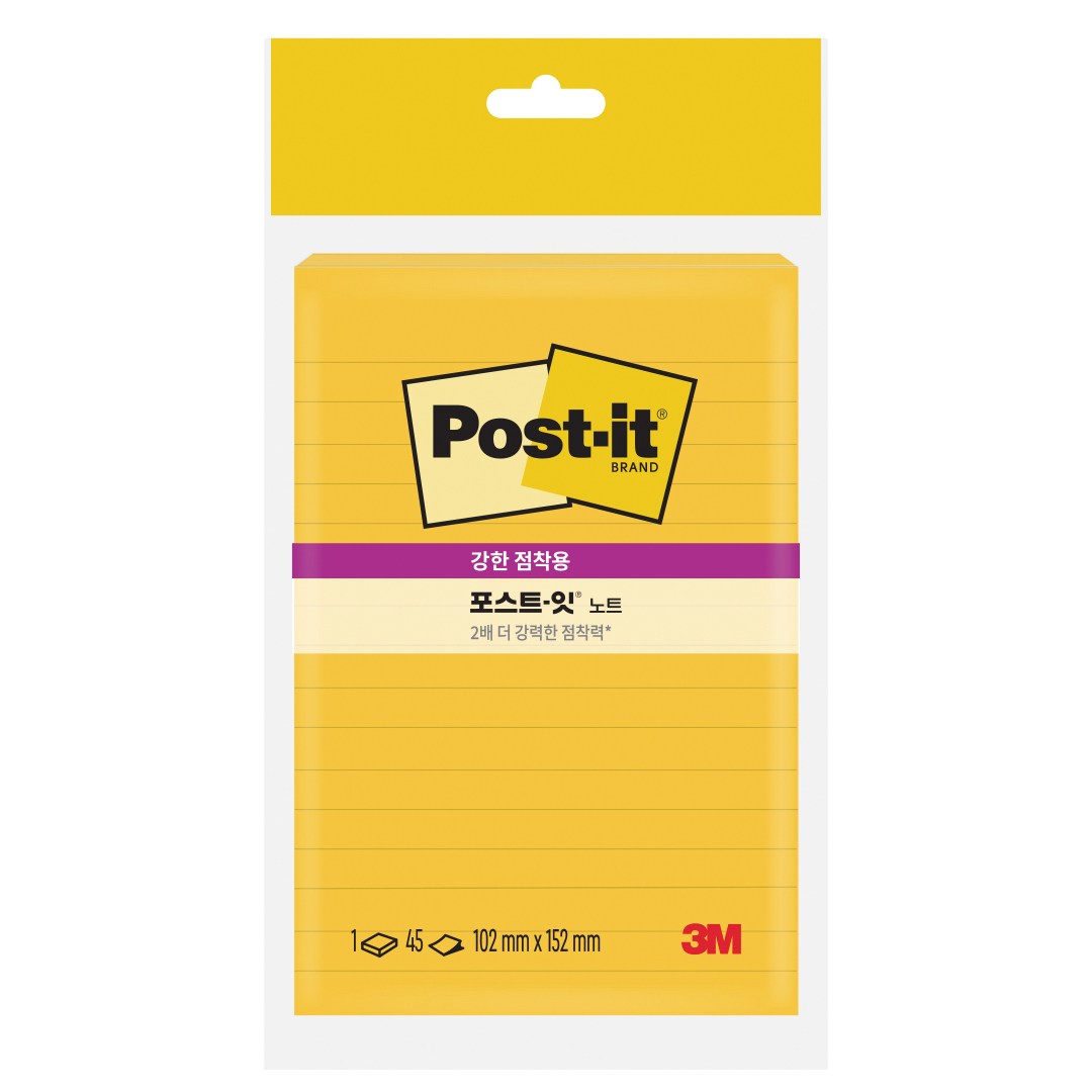 포스트잇 강한점착용 노트 660 6,000원