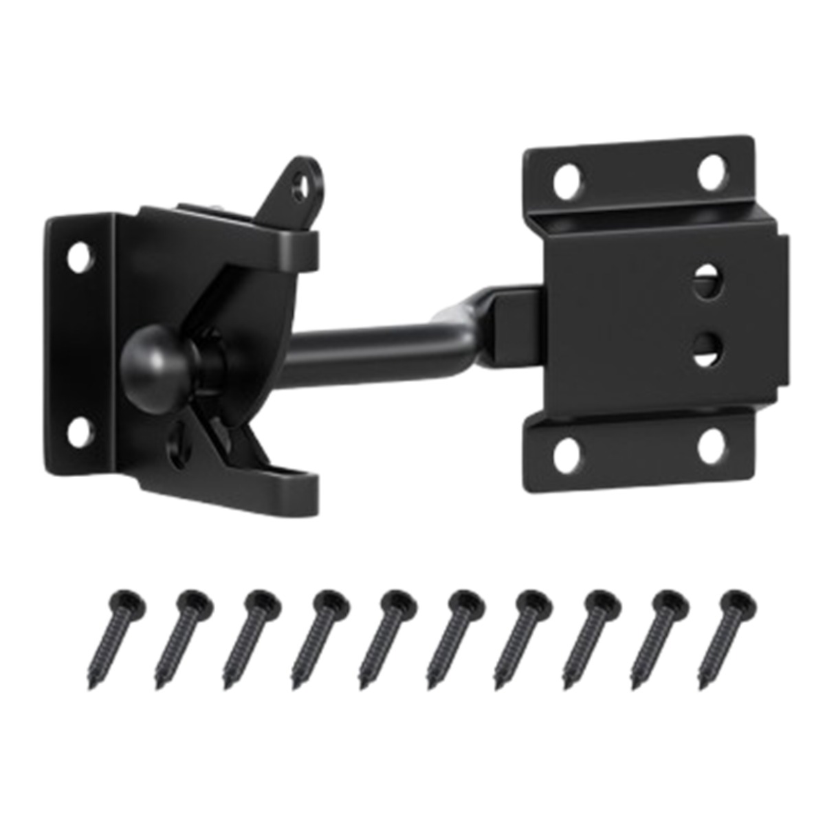 디와이툴즈 울타리 게이트 래치 144mm 중력식 자동 잠금 철물, 1개, 블랙 15,100원