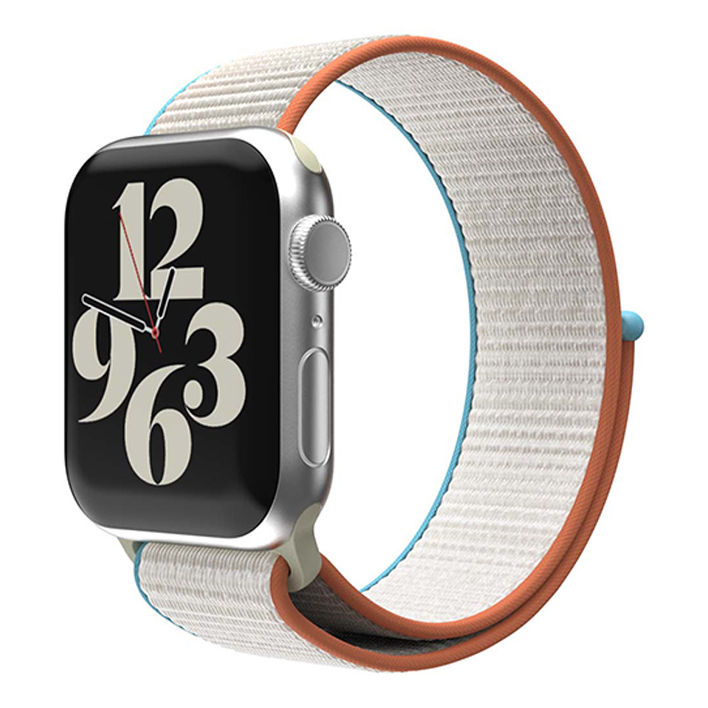 신지모루 애플워치 호환 경량 스포츠 스트랩 밴드, 크림, 1개 8,900원