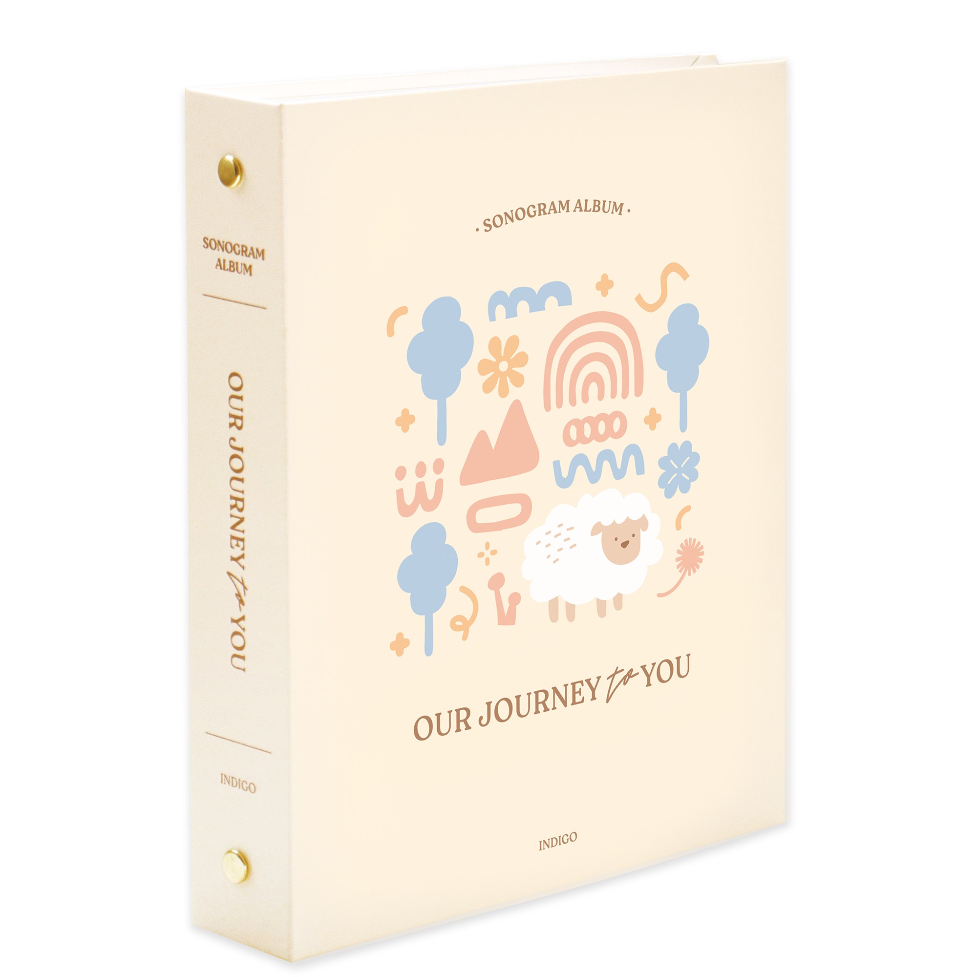 인디고 처음부모 초음파사진 포켓 앨범 (112포켓, 스티커 4매, 포토북) - 태아초음파기록북, 임산부 포토앨범, 감성태교 다이어리, 예비맘 선물 추천 13,500원