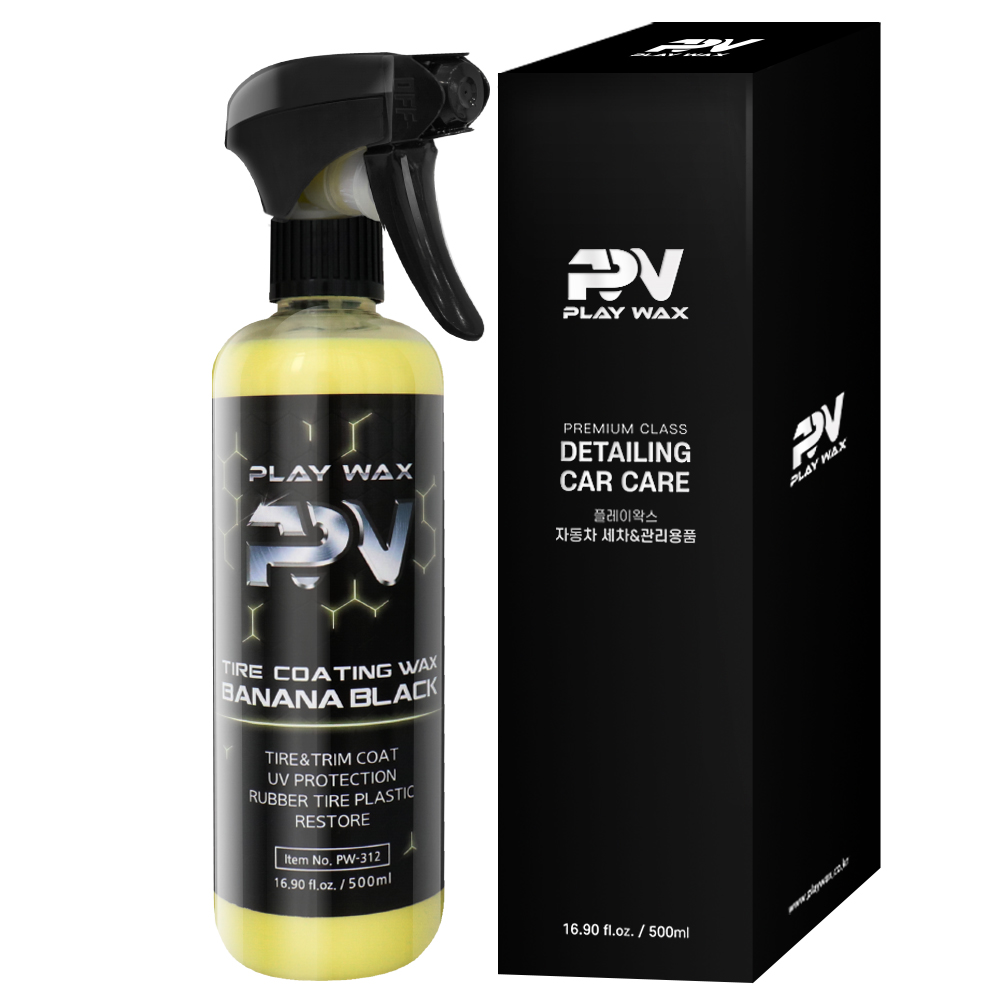 플레이왁스 playwax 바나나블랙 타이어광택제, 500ml, 1개, 현재가 14,910원
