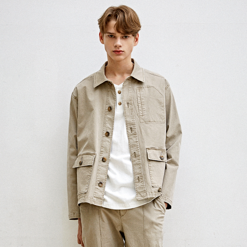 커스텀어스 남성용 투포켓 바이오 워싱 자켓 CTS23FWJK942, 현재가 102,800원