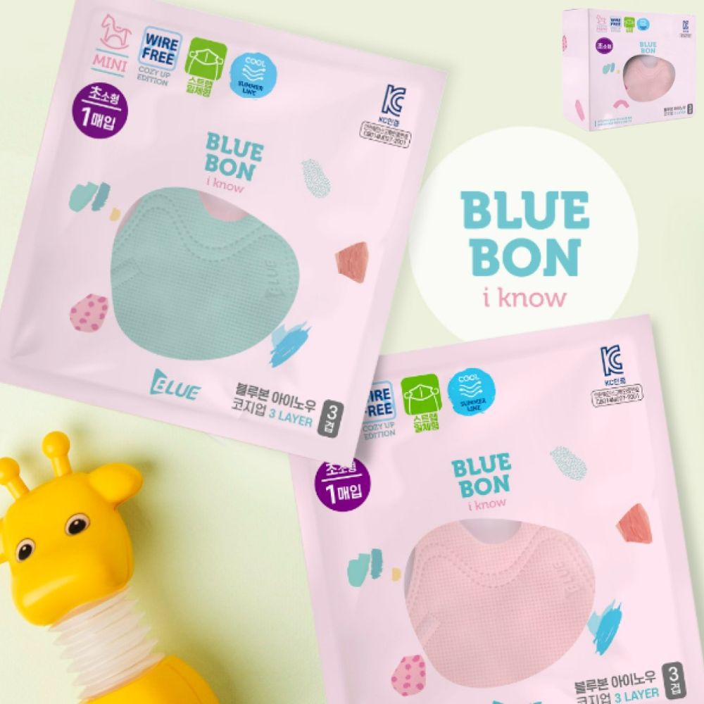 스트랩 일체형 초소형 10매 30매 50매 새부리형 마스크 블루본 미니 썸머라인 코지업 어린이마스크 45,900원