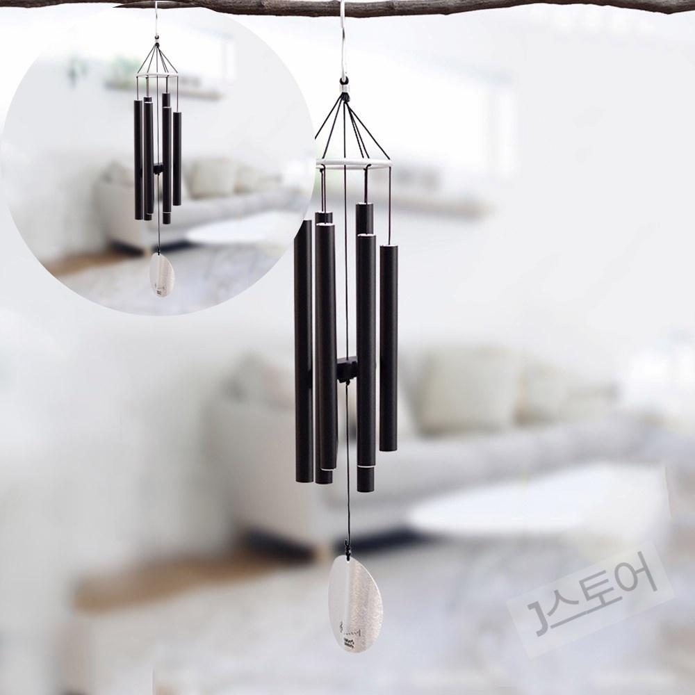 J스토어 [윈드차임] 멜로디 파이프 풍경 블랙  파이프풍경 도어벨 정원용소품 85,700원