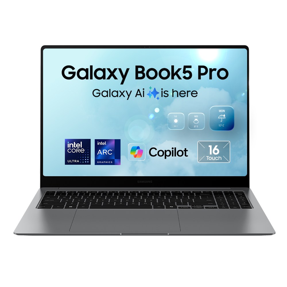 삼성전자 갤럭시북5 프로 NT960XHZ-A52A 인텔 울트라5 16인치 고해상도 AI 노트북 사무용 대학생 터치스크린 노트북 2,499,000원