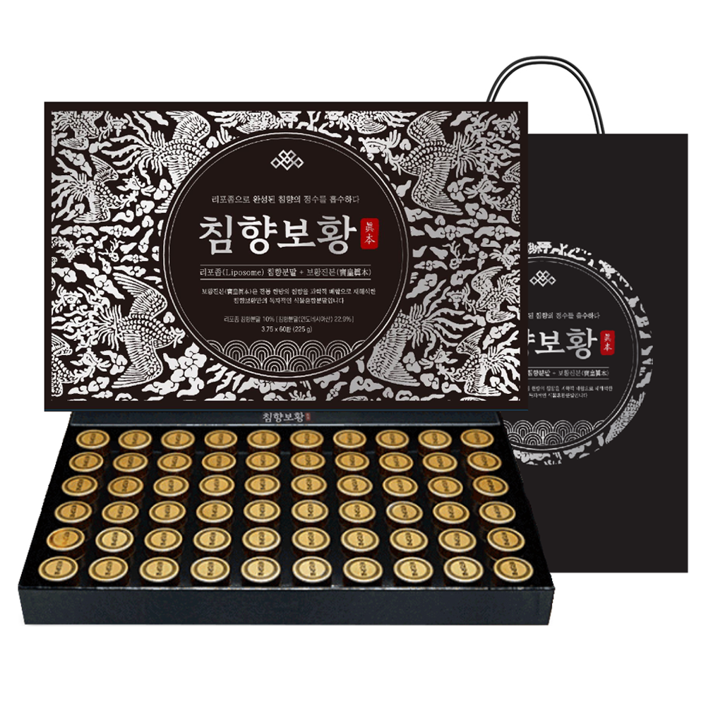 침향보황 명품 숙성발효 리포좀 침향환 60p + 쇼핑백 84,000원