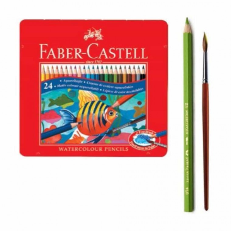 수채색 연필 24색 파버카스텔색연필 어린이색연필 키즈색연필 전문가색연필 유치원색연필 수채색연필 초등 27,980원