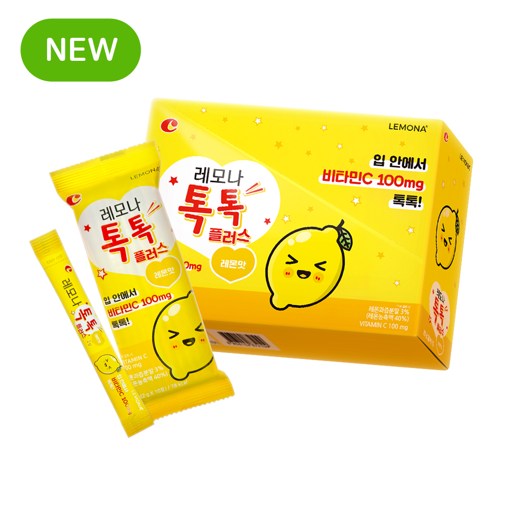 레모나톡톡 플러스 레몬맛 비타민C 2배 2g x 100포 14,900원