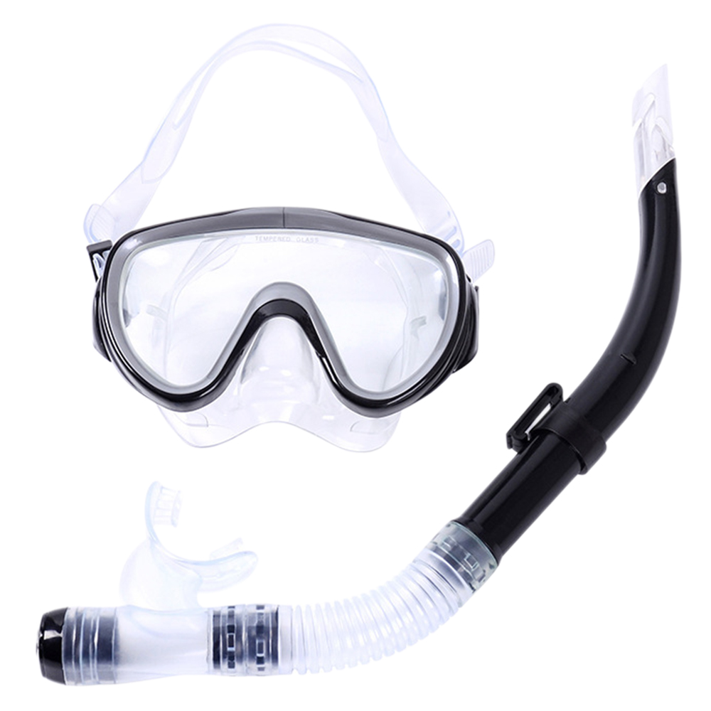 퓨어포스 스노클링 마스크 세트 고투명 일체형 와이드 렌즈 성인 수경 남녀공용 고글형 물안경 실리콘 마우스피스 프리다이빙 수영 장비 12,800원
