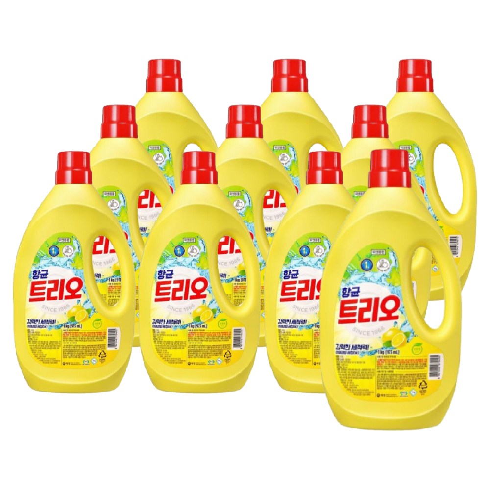 애경 항균 트리오 강력한 세척력 레몬향 주방세제 973ml 26,790원
