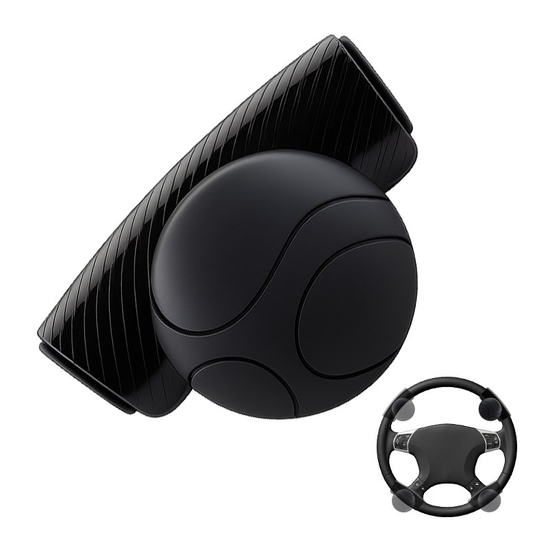 자동차 실리콘 파워핸들 보조핸들 핸들봉 자동차핸들 파워 그립, 검은색/Black 10,880원