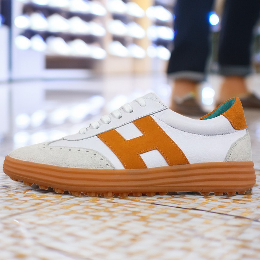 남성 여성 발편한 수제 골프화 스니커즈 겸용 스파이크리스 키높이 선택 발볼넓게 가능 천연 소가죽 고퀄 처음부터 끝까지 국내 제작 149,000원