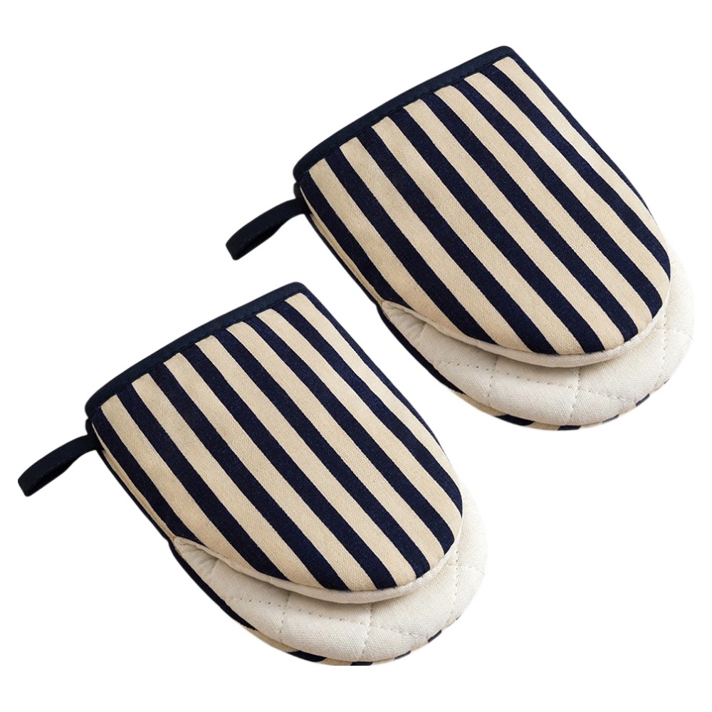 모노플리 스트라이프 주방 오븐 장갑 양손착용 세트, 스트라이프블루, 1세트 8,610원