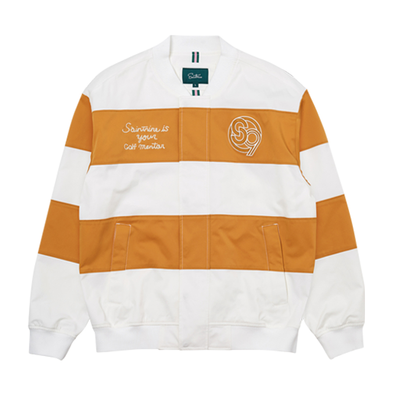 [세인트나인] 남성 컬러 블럭 집업 점퍼 MUSTARD 148,490원