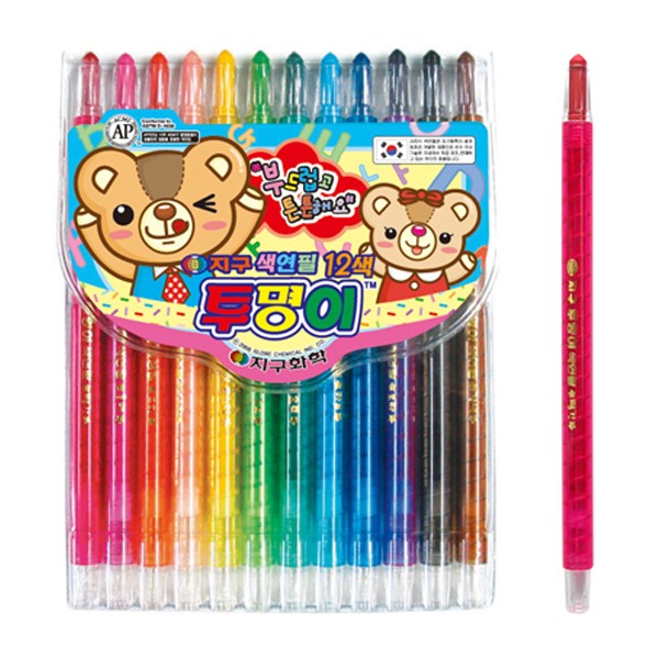 투명이 색연필 12색 6,400원
