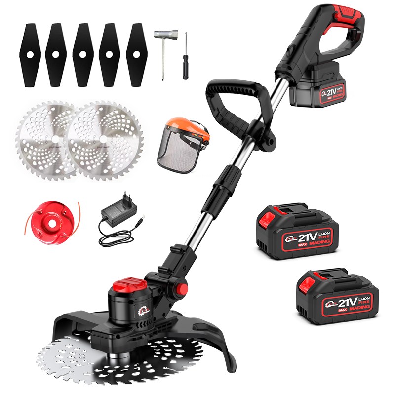 YUON 21V 무선 충전식 전동 예초기 제초기 잡초제거기 벌초, 1개 159,000원