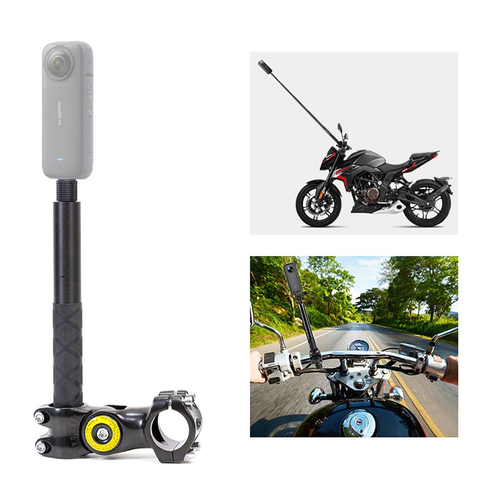 DJI 오즈모 포켓3/2 액션 4/3 고프로 인스타360 X5/X4/X3/에이스프로 악세사리 자전거 오토바이 셀카봉+클램프 세트 41,900원