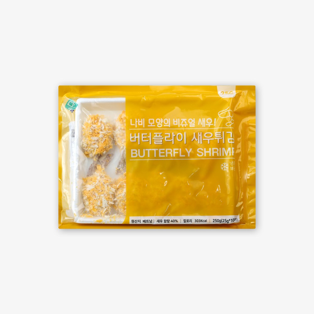 오지상구루메 버터플라이 새우튀김 250g(25g x 10ea) 5,500원