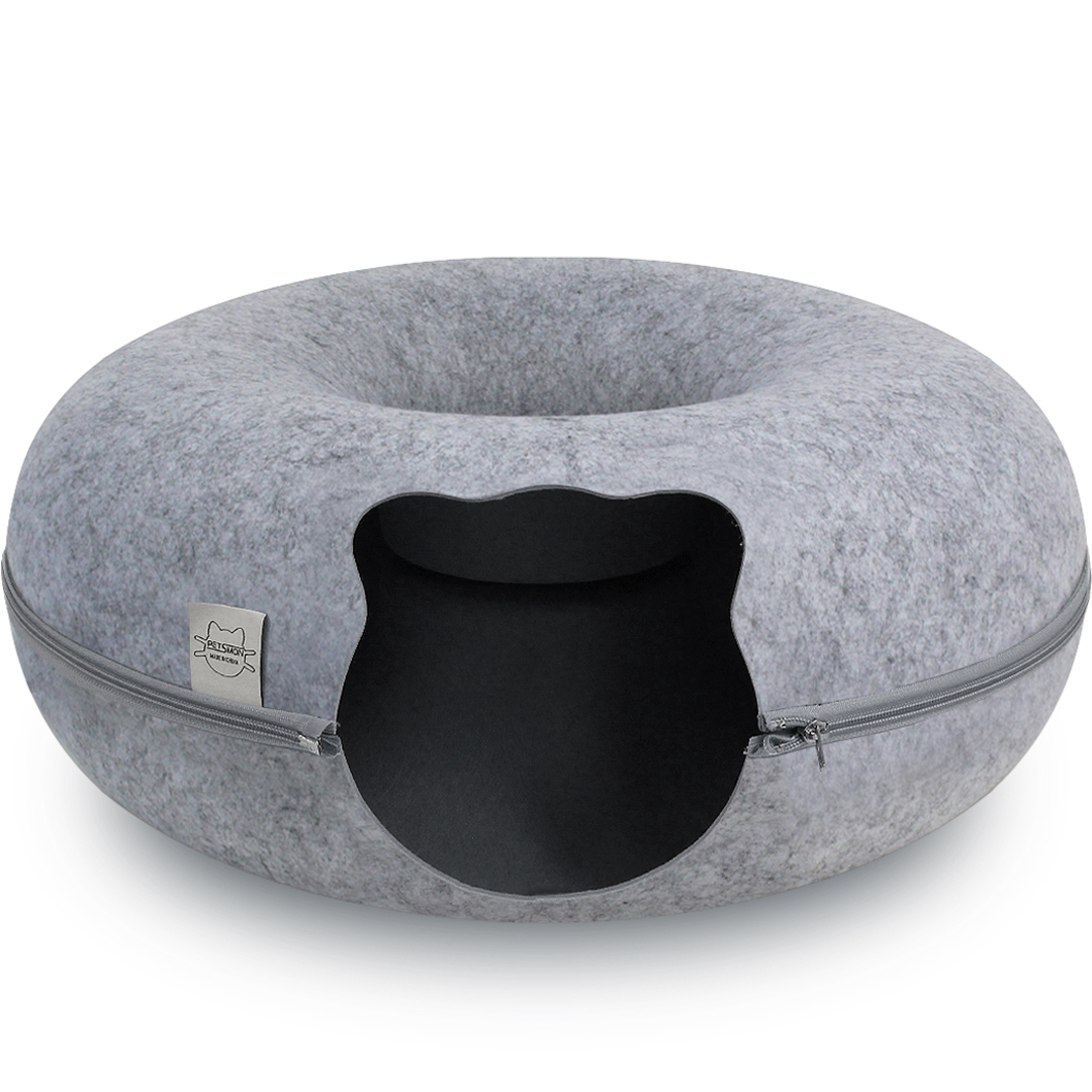 펫츠몬 고양이 도넛형 원 홀 펠트 터널 숨숨 하우스 16,740원