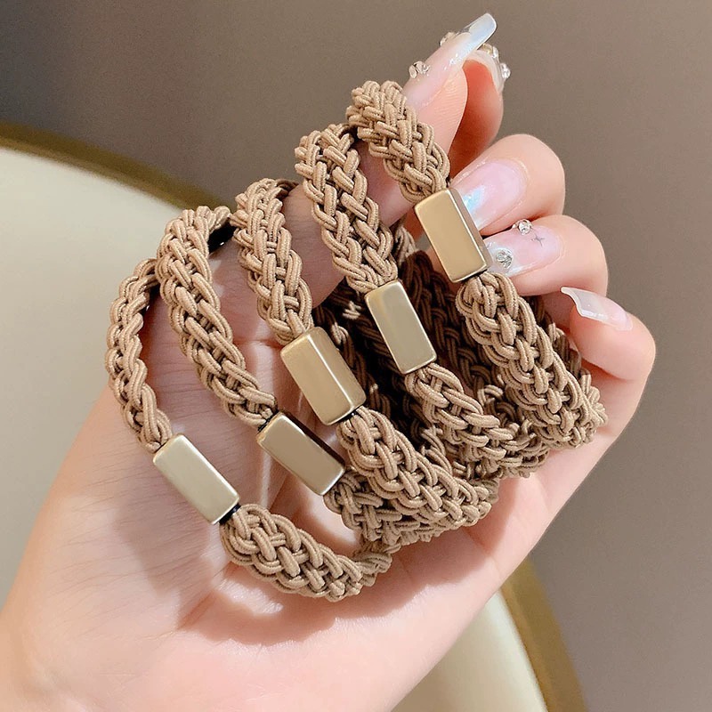 디멜디 수제 매듭 헤어고무줄 5p 6,400원