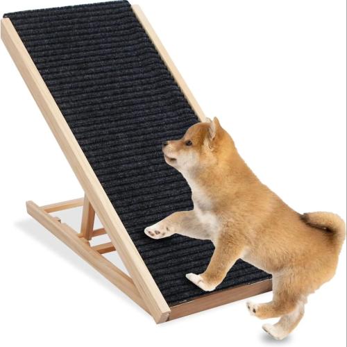 ILUDA 강아지계단 높은침대용 조정 가능한 개 램프 개를위한 미끄럼 방지 소파 등반 계단 휴대용 및 단단한 나무 애완 동물 쉬운 보관 공간 절약 55,710원