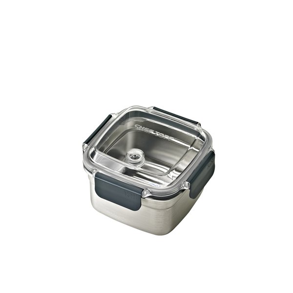 국내백화점 글라스락 이유식용기 셰프토프 클린숨 스텐밀폐용기 정사각 880ml 이유식 자기주도 (BK파우치증정) 36,900원